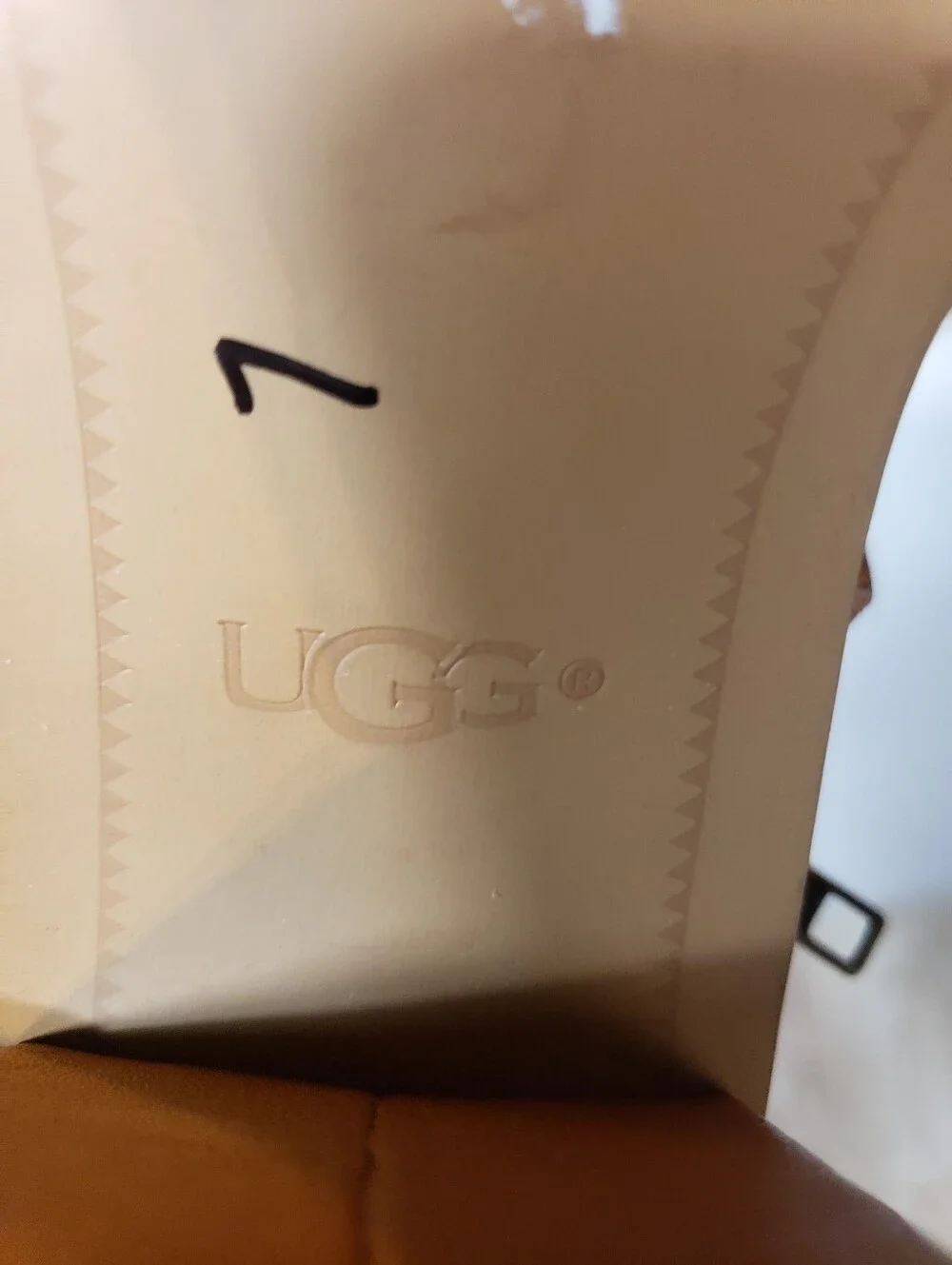 UGG Claudette Strap Buckle Heeled Sandal Chestnut Tan Leather 7